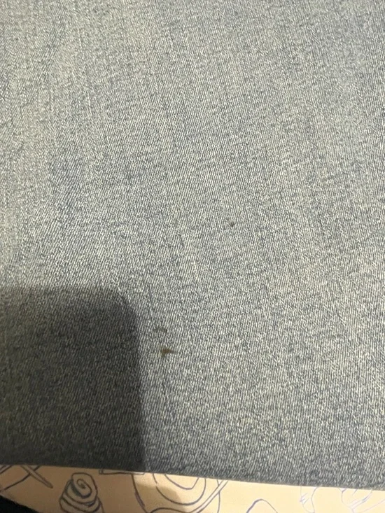 Women’s Light Blue Distressed Flare Jeans - Picture 3 of 5